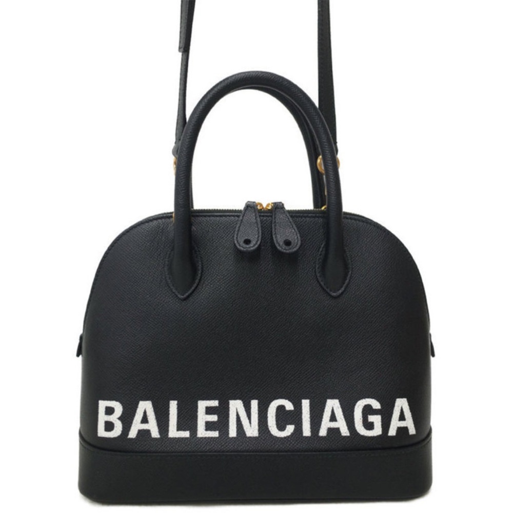 Balenciaga Black Leather Satchel Sophisticated Design